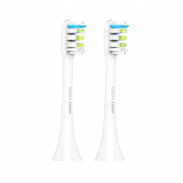 Насадка для зубной щетки SOOCAS X3 (2 шт) (BH01W) (White/Белый) - 5