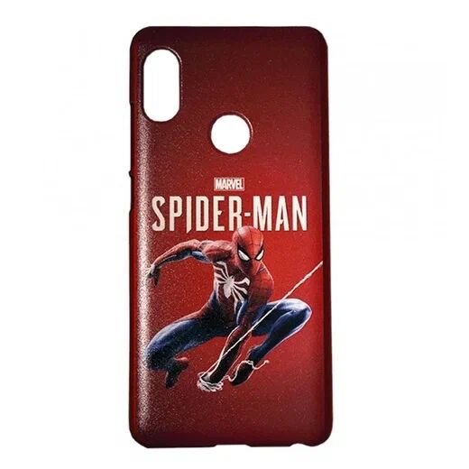 Защитный чехол для Xiaomi Mi 8 Spider-Man Marvel (Red/Красный) - 2