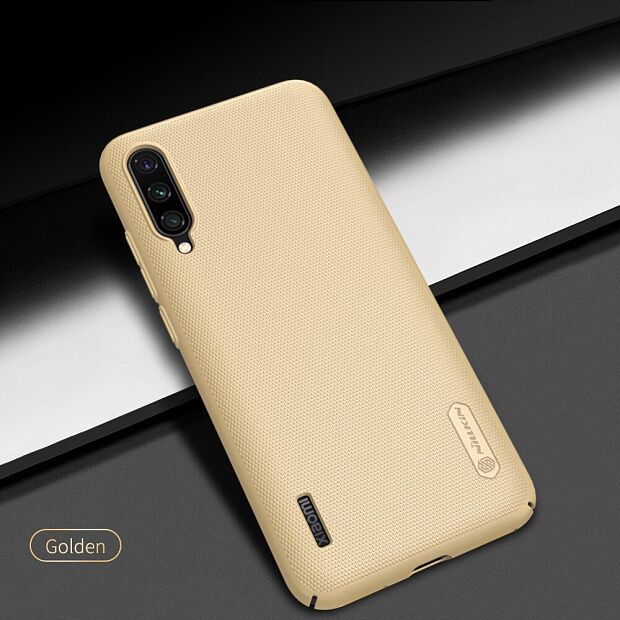 Чехол для Xiaomi Mi A3 / CC9e Nillkin Super Frosted Shield (Gold/Золотой) - 2