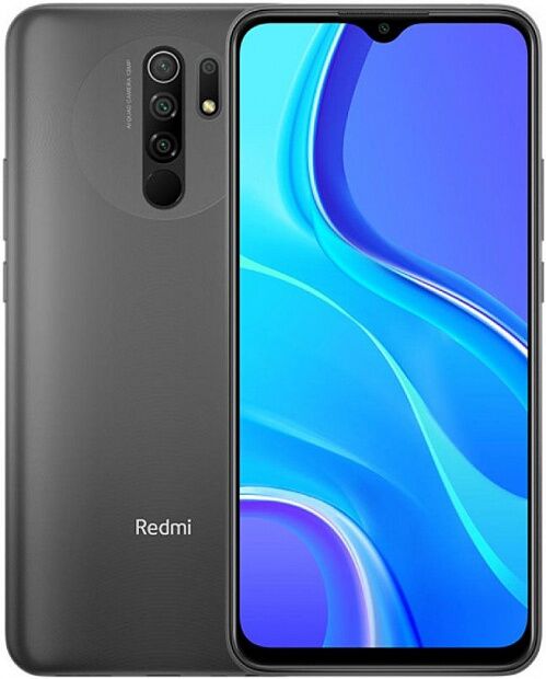 Смартфон Redmi 9 4/64GB NFC (Gray) RU - 1