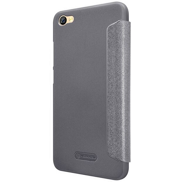 Чехол для Xiaomi Redmi Note 5A Nillkin Sparkle Leather Case (Black/Черный) - 4