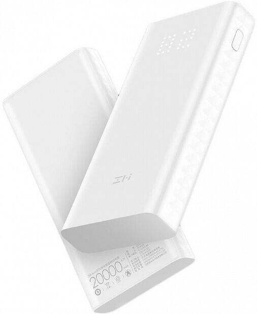 Внешний аккумулятор ZMI Power Bank Aura 20000 mAh QB821 (White/Белый) - 1