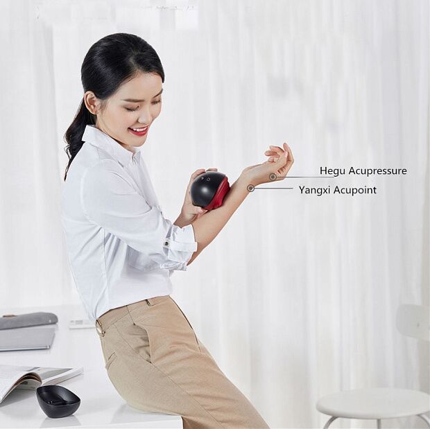 Xiaomi LeFan Egg Acupressure Massager (Black) - 4