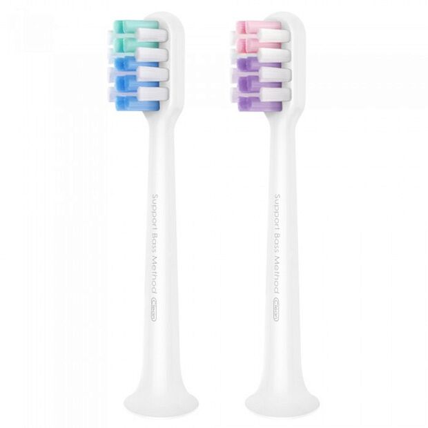 Сменные насадки для зубной щетки Dr.Bei Sonic Electric Toothbrush (2 шт) (White/Белый) - 2