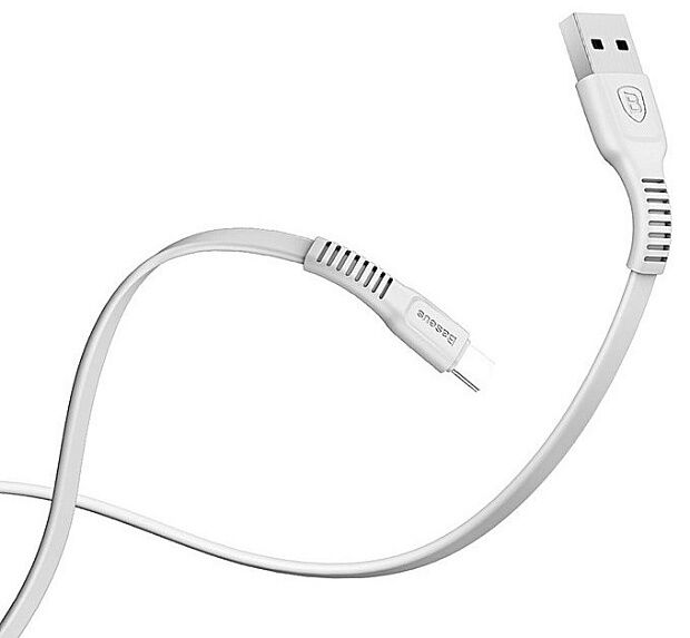 Кабель Baseus Tough Series Cable For USB-Type-C 2A 1m (White/Белый) - 2