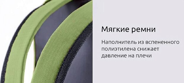 Xiaomi Zanjia Lightweight Big Backpack (Green) - 6