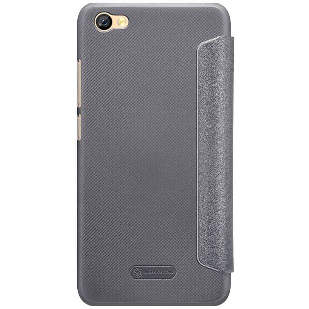Чехол для Xiaomi Redmi Note 5A Nillkin Sparkle Leather Case (Black/Черный) - 5
