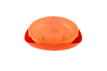 Тарелка для фруктов Quance Full-Grid Multi-Layered Fruit Plate (Orange/Оранжевый) 