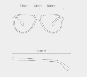 Солнцезащитные очки Xiaomi TS Plate Aviator Sunglasses (Purple/Фиолетовый) - 2
