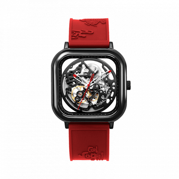 Механические часы Ciga Design Full Hollow Mechanical Watch Court Special Edition (Red) 