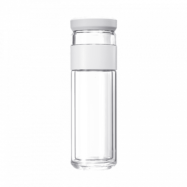 Бутылка для воды Xiaomi Go Anywhere Home Tea Water Separation Glass Cup (White/Белый) 